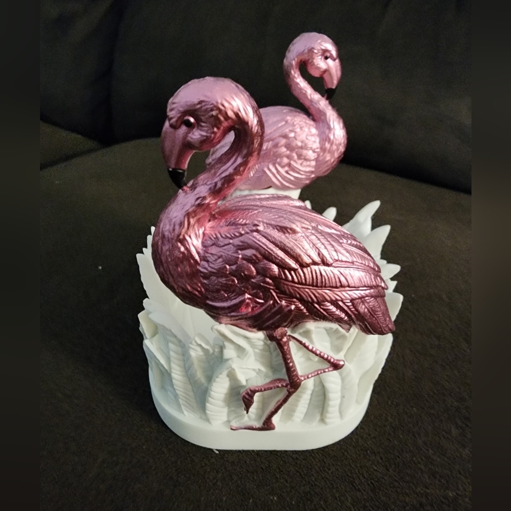 Elegant Pink Flamingo Bath & BODY WORKS FLAMINGO Soap HOLDER 💕